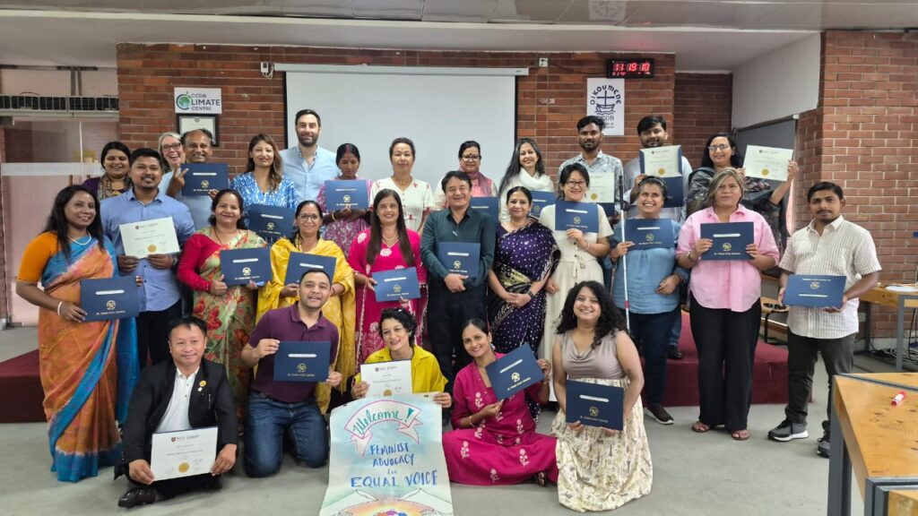 Feminist Advocacy Training at the CCDB Climate Center, Bangladesh